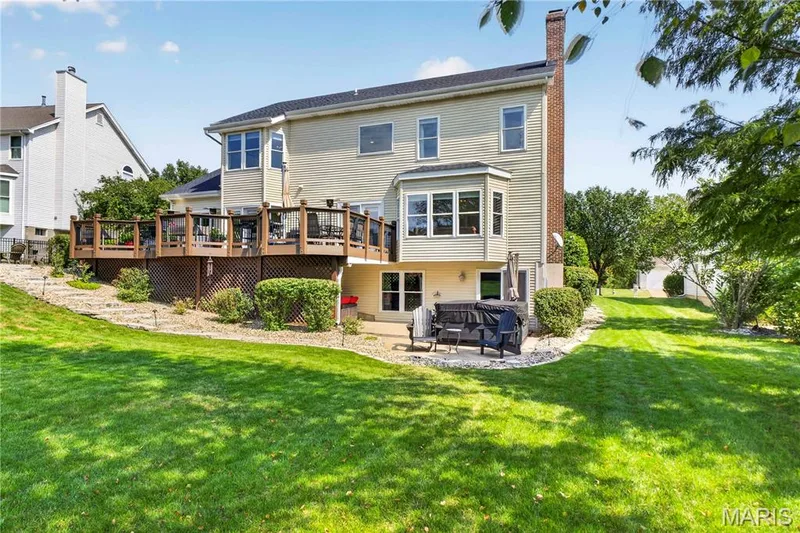 View from walk-out side of home. — 947 Crown Pointe Estates Drive, Wildwood, MO 63021