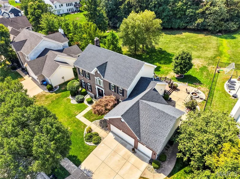 Drone view side of property. — 947 Crown Pointe Estates Drive, Wildwood, MO 63021