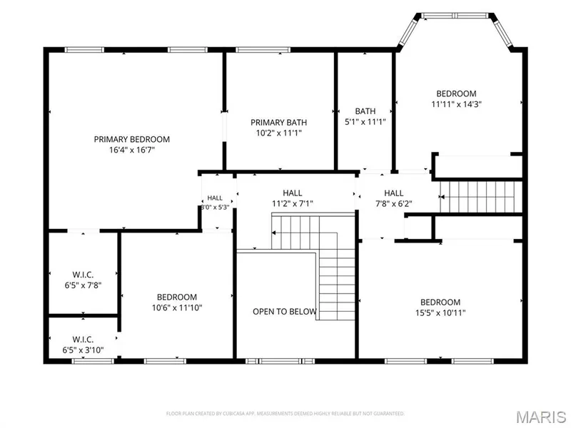 Upper Level Floor Plan — 947 Crown Pointe Estates Drive, Wildwood, MO 63021