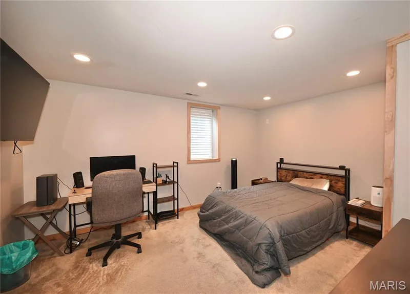 Bedroom 4 with egress window. — 412 Cottage Grove Drive, Wentzville, MO 63385