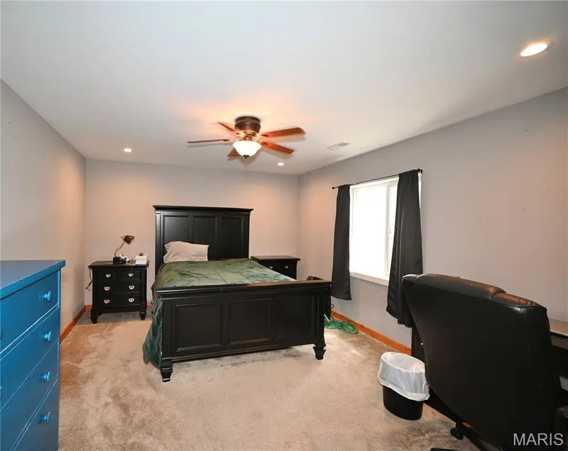 Bedroom 5 with egress window. — 412 Cottage Grove Drive, Wentzville, MO 63385