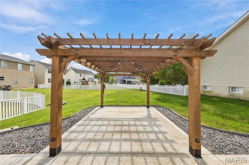 Pergola With Bistro Lighting — 64 Brimstone Corner, O'Fallon, MO 63366