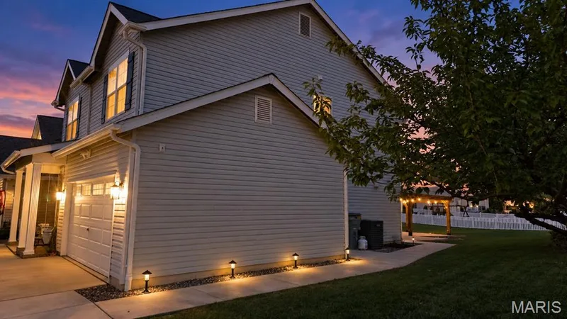 Ai Generated Twilight Photo To Enhance Landscape Lighting Placement — 64 Brimstone Corner, O'Fallon, MO 63366