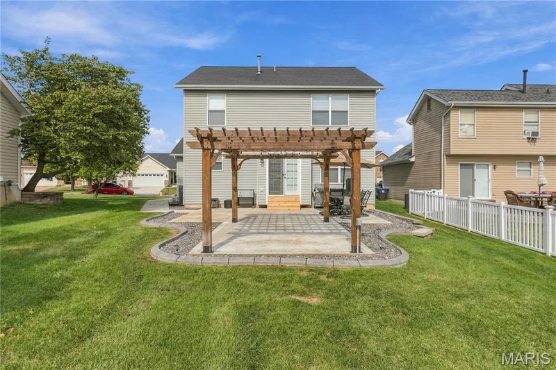 Pergola With Bistro Lighting — 64 Brimstone Corner, O'Fallon, MO 63366