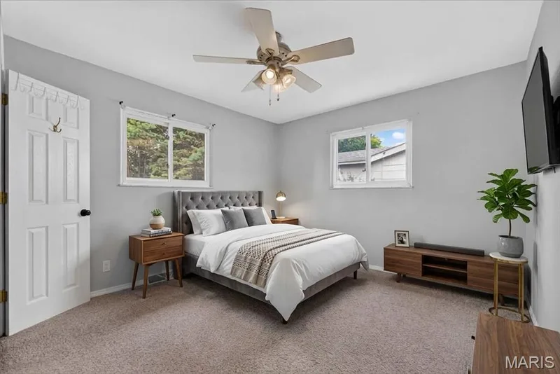Virtually Staged Primary Bedroom (3) — 6 Saint Violet Drive, St Peters, MO 63376