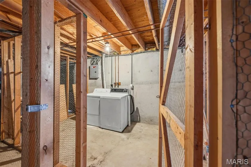 Shared basement with your private locked storage and laundry room — 773 Delray Drive #D, St Peters, MO 63376