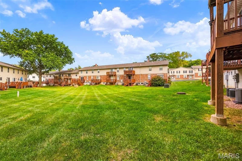 Behind the condo — 773 Delray Drive #D, St Peters, MO 63376