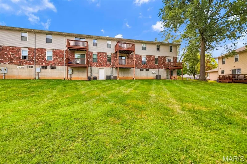 Balcony is the left side — 773 Delray Drive #D, St Peters, MO 63376