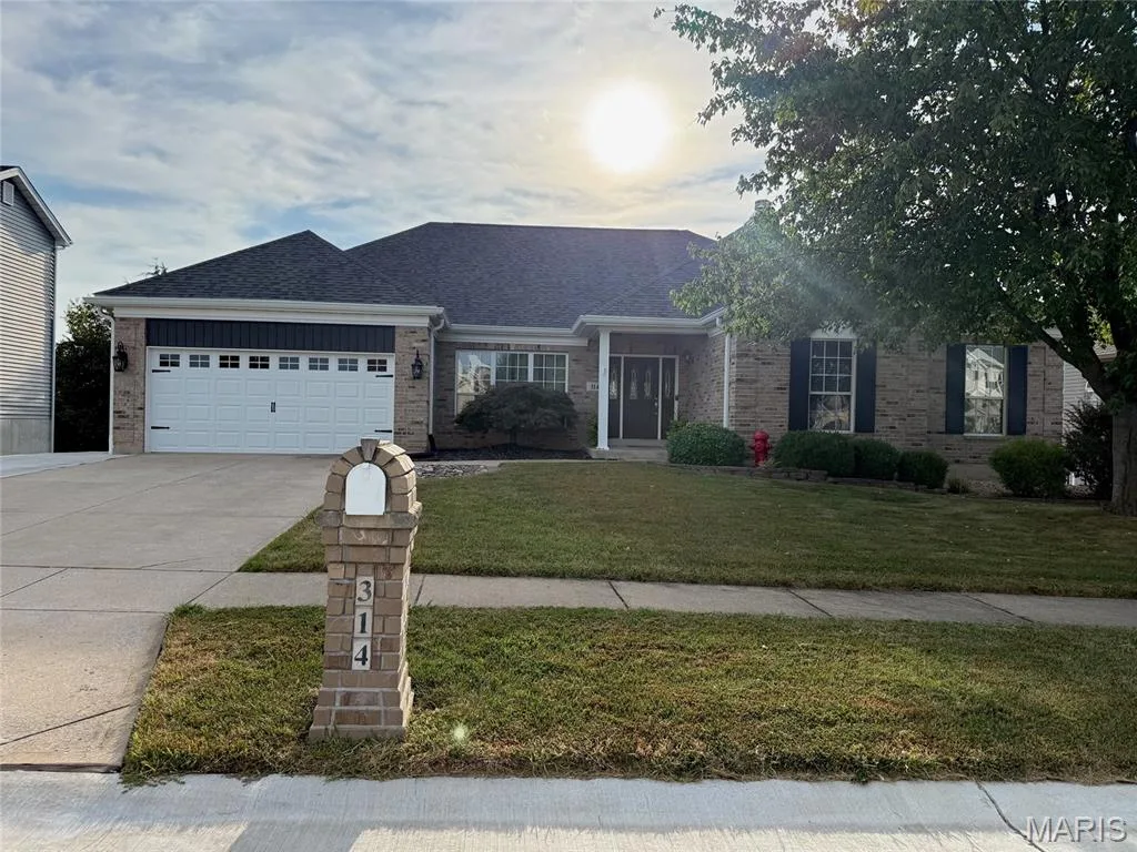 314 Pleasant Meadows Drive, Wentzville, MO 63385 — listing photo 1 of 2