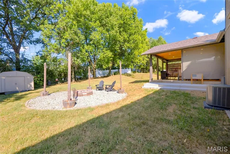 Firepit area — 416 Morningside Drive, St Peters, MO 63376