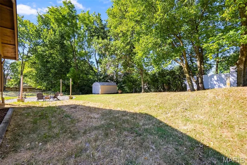 Storage shed. — 416 Morningside Drive, St Peters, MO 63376