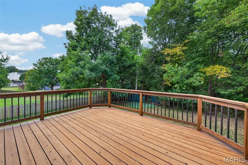 Deck off the Kitchen — 3949 Cambridge Crossing Drive, St Charles, MO 63304