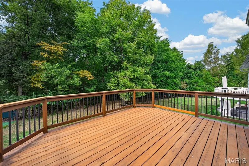 Deck off the Kitchen — 3949 Cambridge Crossing Drive, St Charles, MO 63304