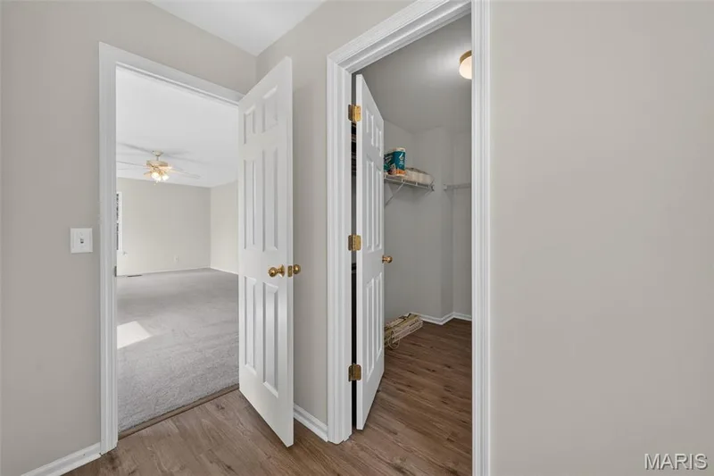 Walk-In Closet in Primary Bathroom — 3949 Cambridge Crossing Drive, St Charles, MO 63304