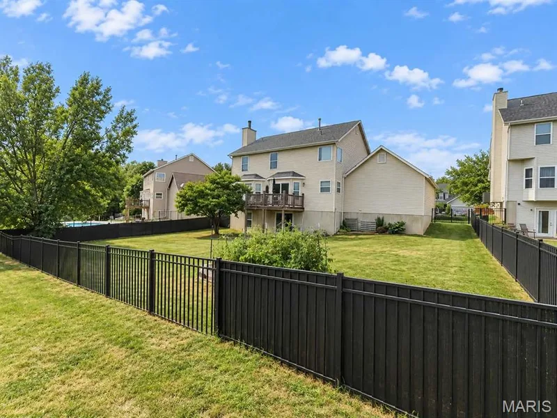 Large fenced in backyard — 45 Autumn Crest Court, Wentzville, MO 63385