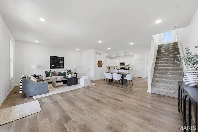 Beautiful LVP flooring! — 9019 Wilkie Station Street, St Charles, MO 63301