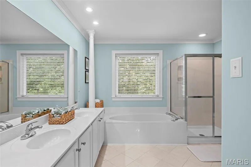 Primary Bath — 16630 Highland Summit Drive, Ballwin, MO 63011