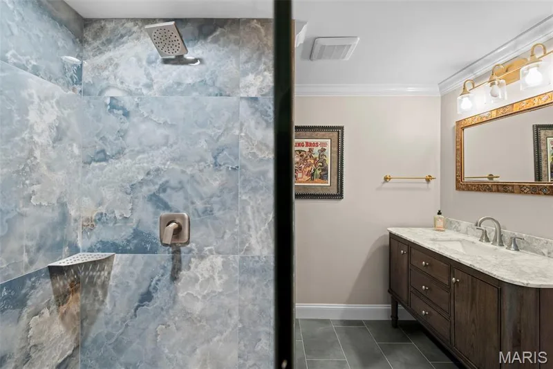 Lower Level Bath 2026 — 16630 Highland Summit Drive, Ballwin, MO 63011