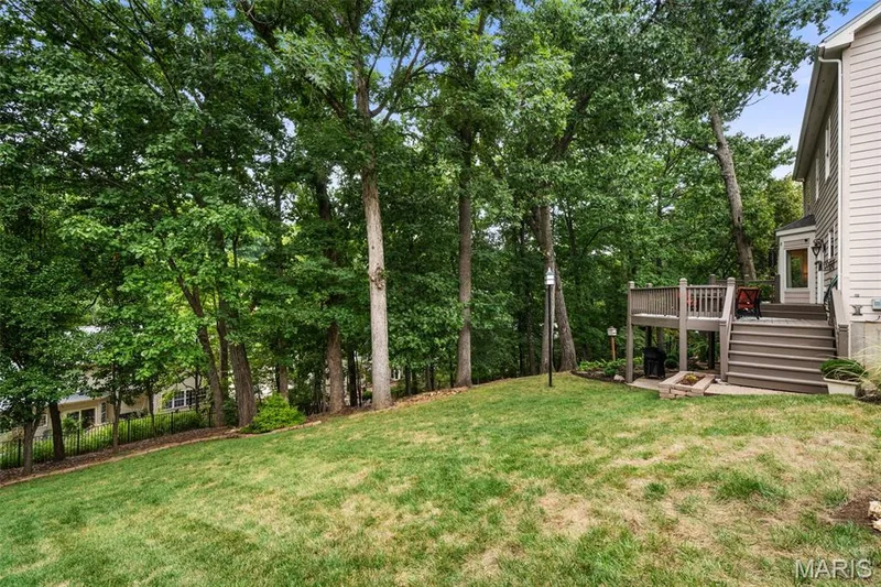 Great spot for a swing set, private — 16630 Highland Summit Drive, Ballwin, MO 63011