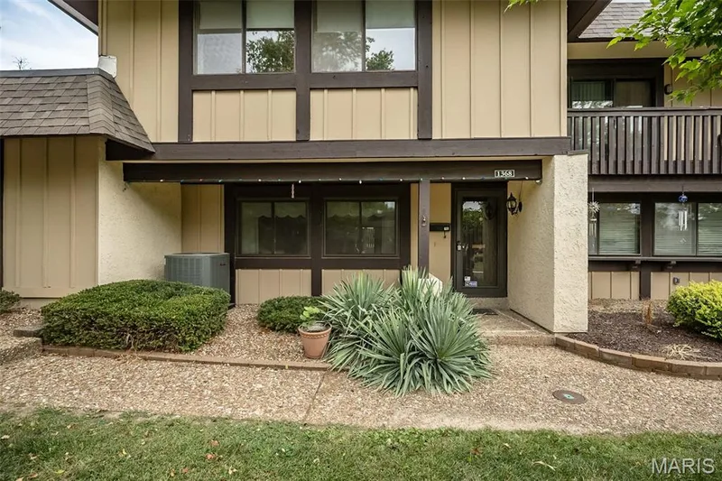 Covered front entry. — 1368 Hampton Road #A, St Charles, MO 63303