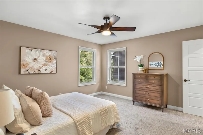 Neutral-toned walls complement plush carpeting — 56 Huntleigh Park Court, Wentzville, MO 63385