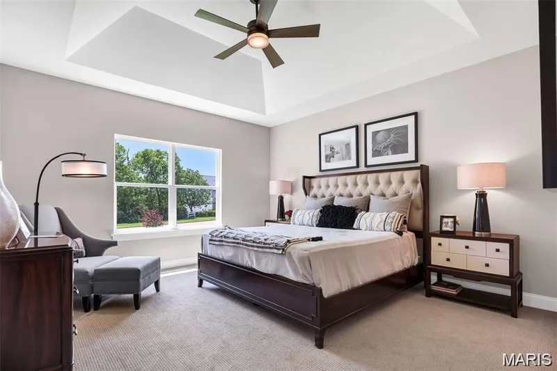 Primary Bedroom.  Photo from a previously completed home. — 1 Grand Columbia, O'Fallon, MO 63366