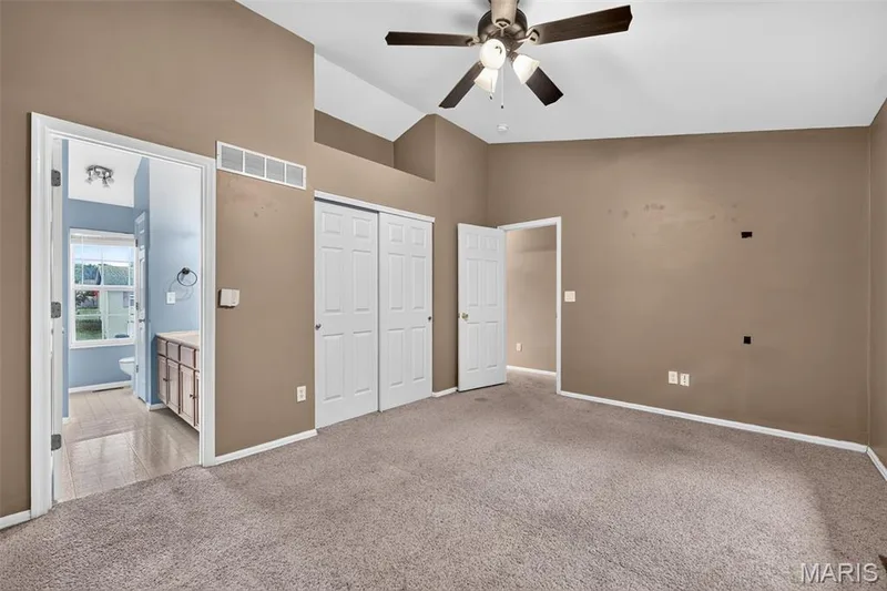 There is a closet in the bedroom, as well as a second closet leading to the bathroom! — 1033 Providence Pointe Drive, Wentzville, MO 63385