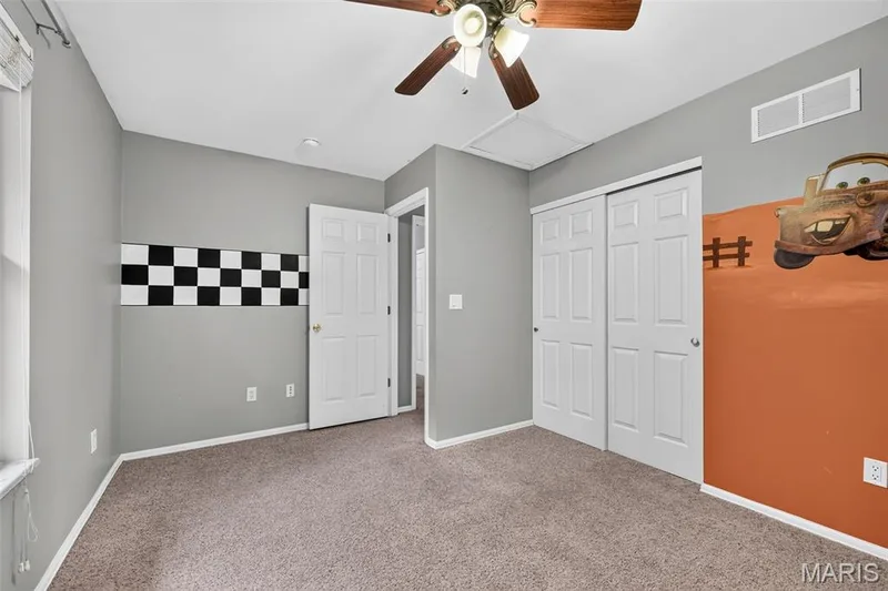 Each bedroom has a ceiling fan and a great closet! — 1033 Providence Pointe Drive, Wentzville, MO 63385