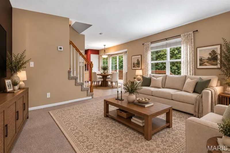 The floor plan is open and spacious, making everyday living and entertaining easy! — 1033 Providence Pointe Drive, Wentzville, MO 63385
