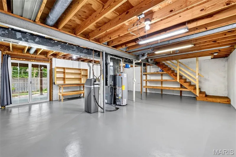 Walk-out basement, built in shelving — 2972 Wheatfield Farms Drive, O'Fallon, MO 63368