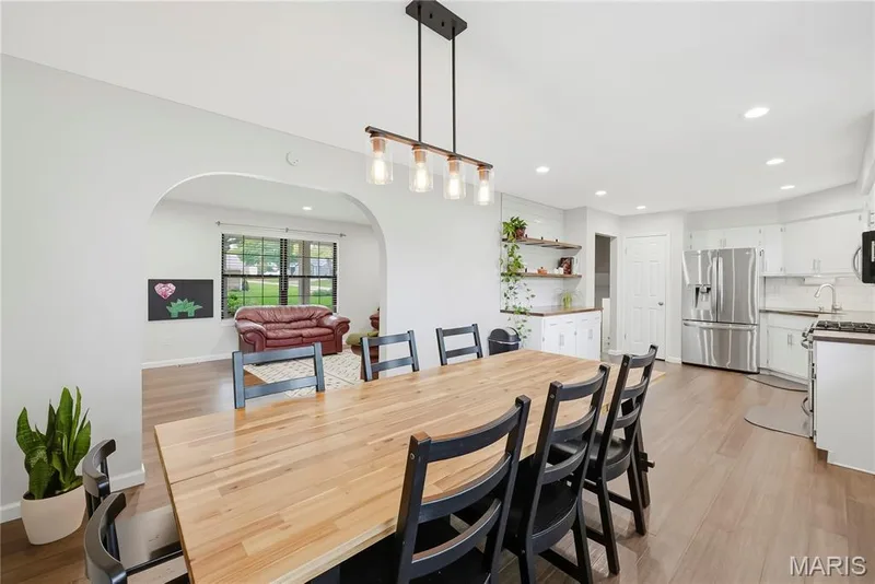 Charming & Open Dining Room, Kitchen & Front Living Room! — 27 Oak Valley Drive, St Peters, MO 63376