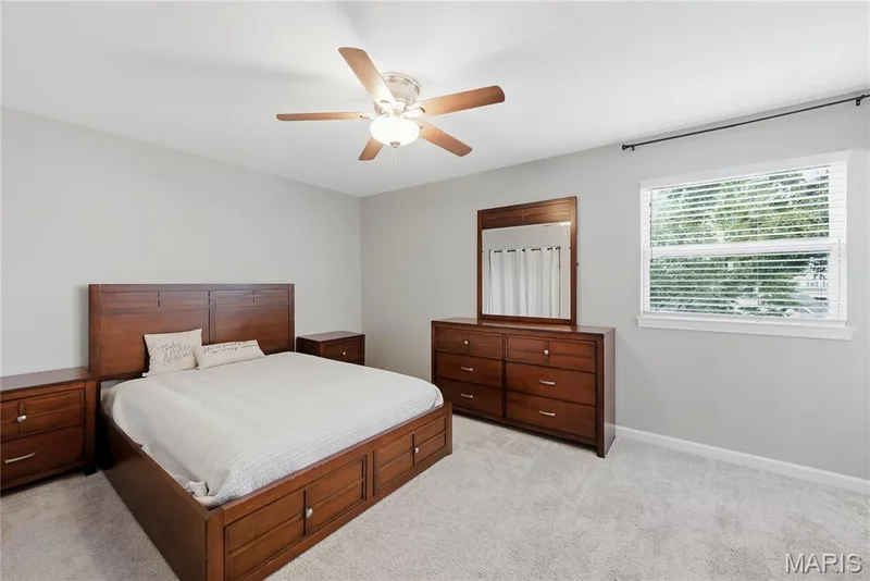 You will LOVE the Plush Carpeting & Ceiling Fan with Light in the 15x14 Owners Suite! — 27 Oak Valley Drive, St Peters, MO 63376