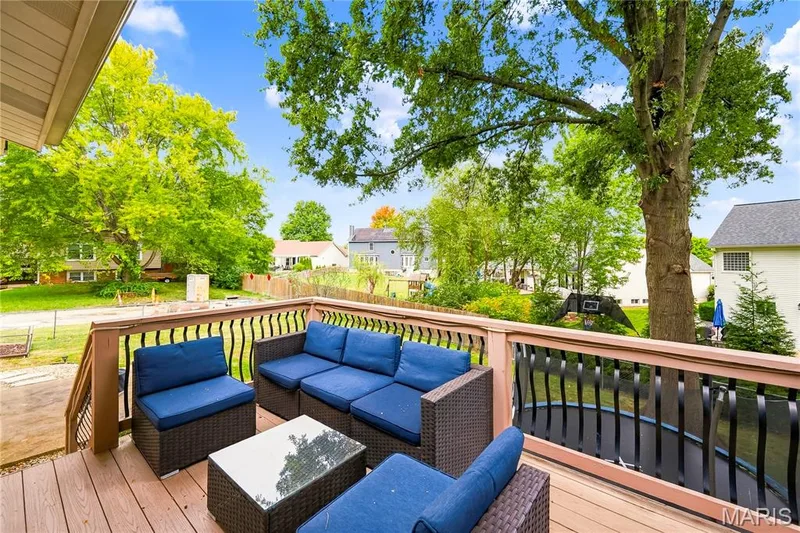 BEAUTIFUL Composite Deck nestled under a MATURE TREE offering Shade! — 27 Oak Valley Drive, St Peters, MO 63376