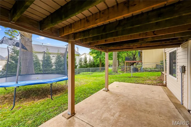 Partially Covered Concrete Patio! — 27 Oak Valley Drive, St Peters, MO 63376