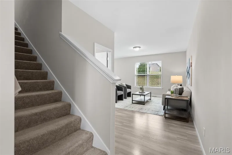 Open concept with LPV flooring — 17 Rydal Place, St Charles, MO 63303
