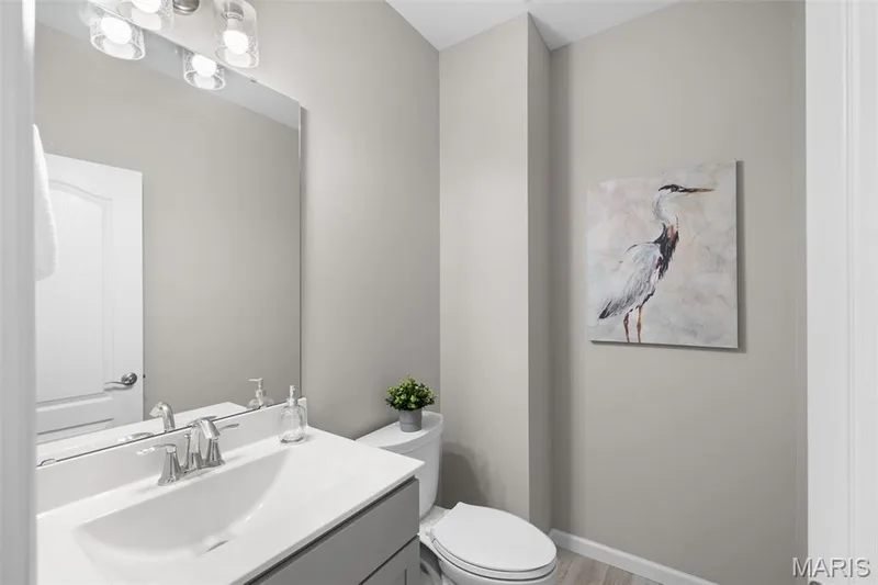 Half bath on the main level — 17 Rydal Place, St Charles, MO 63303