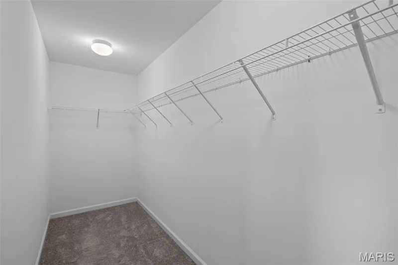 Large walk-in closet in the primary bedroom — 17 Rydal Place, St Charles, MO 63303