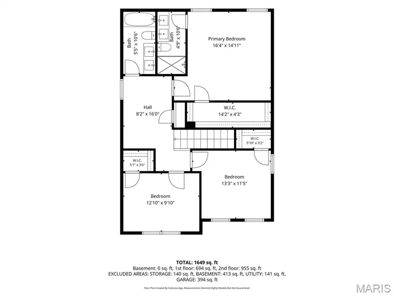 Second floor — 17 Rydal Place, St Charles, MO 63303