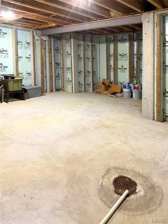 plenty of room in the storage area in basement — 213 Woodland Place Court, St Charles, MO 63303