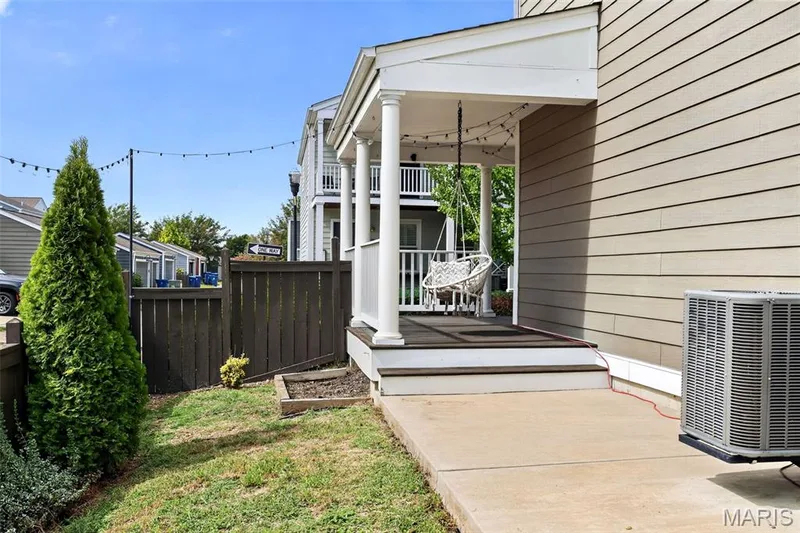 Fenced side yard & patio — 3213 Camp Street, St Charles, MO 63301