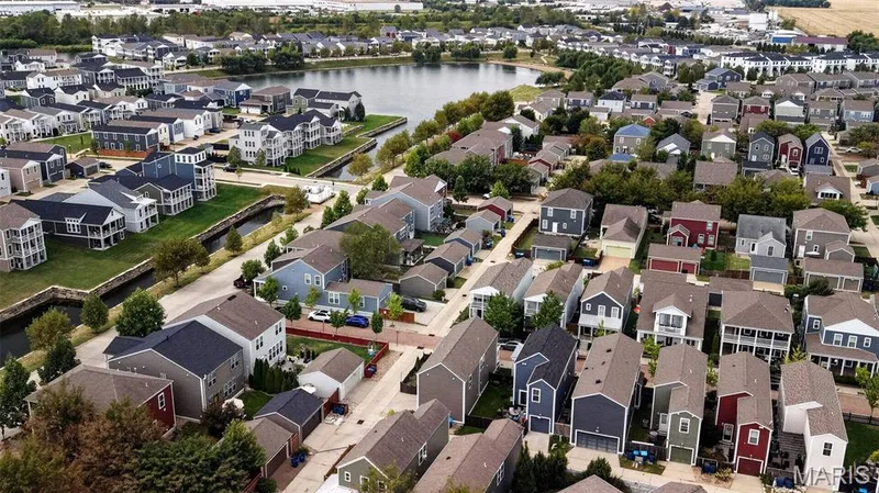 Beach pictured in upper center — 3213 Camp Street, St Charles, MO 63301