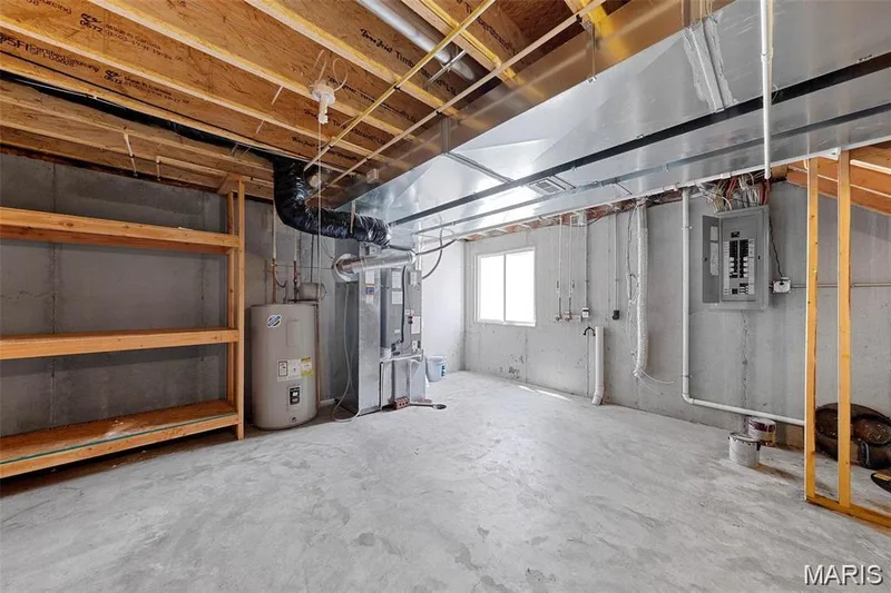 Unfinished lower level with egress — 3213 Camp Street, St Charles, MO 63301