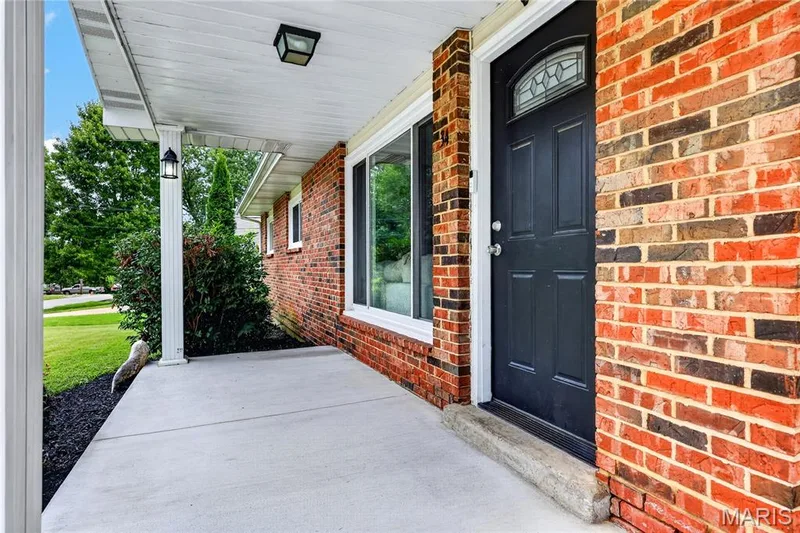Covered front porch — 34 Highland Drive, St Charles, MO 63303