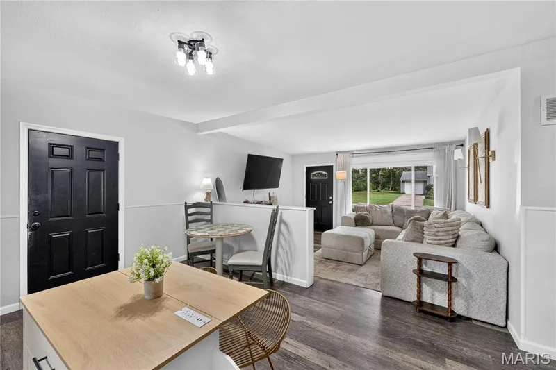 View from the kitchen island into the living room — 34 Highland Drive, St Charles, MO 63303