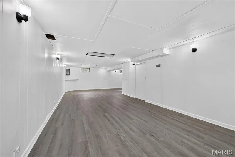 Open finished space for a rec room, home office, gym, or guest space — 34 Highland Drive, St Charles, MO 63303