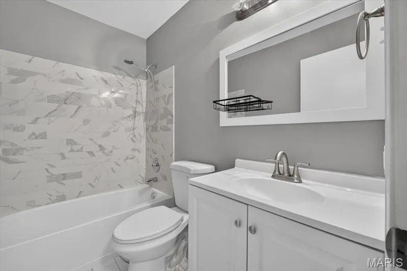 Updated bath features adult height vanity — 885 Delray Drive #H, St Peters, MO 63376