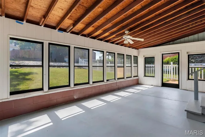 Large, enclosed patio! — 1165 Jackson Street, St Charles, MO 63301