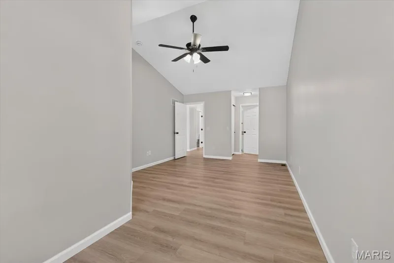 Primary also features vaulted ceiling and lighted ceiling fan — 1540 Batters Box Drive, O'Fallon, MO 63366