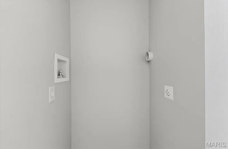 Dryer hookup is electric in this home — 1540 Batters Box Drive, O'Fallon, MO 63366