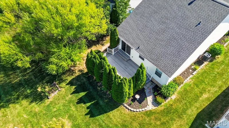 Overview of home and composite deck — 1540 Batters Box Drive, O'Fallon, MO 63366